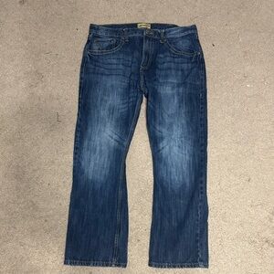 Wrangler 36x32 Men's Dark Blue Relaxed Jeans
